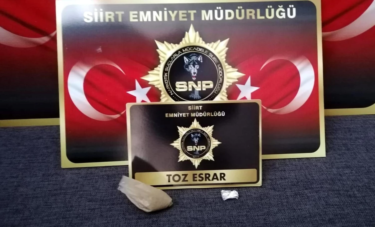 Şüphe üzerine durdurulan şahsın üzerinden uyuşturucu çıktı