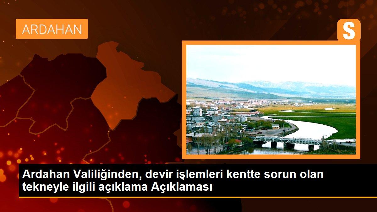 Ardahan Valiliğinden, devir işlemleri kentte sorun olan tekneyle ilgili açıklama Açıklaması