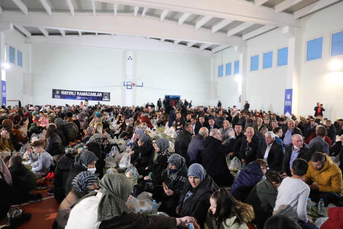 Bursa Büyükşehir Belediyesi Batı Trakya Türkleri için iftar programı düzenledi