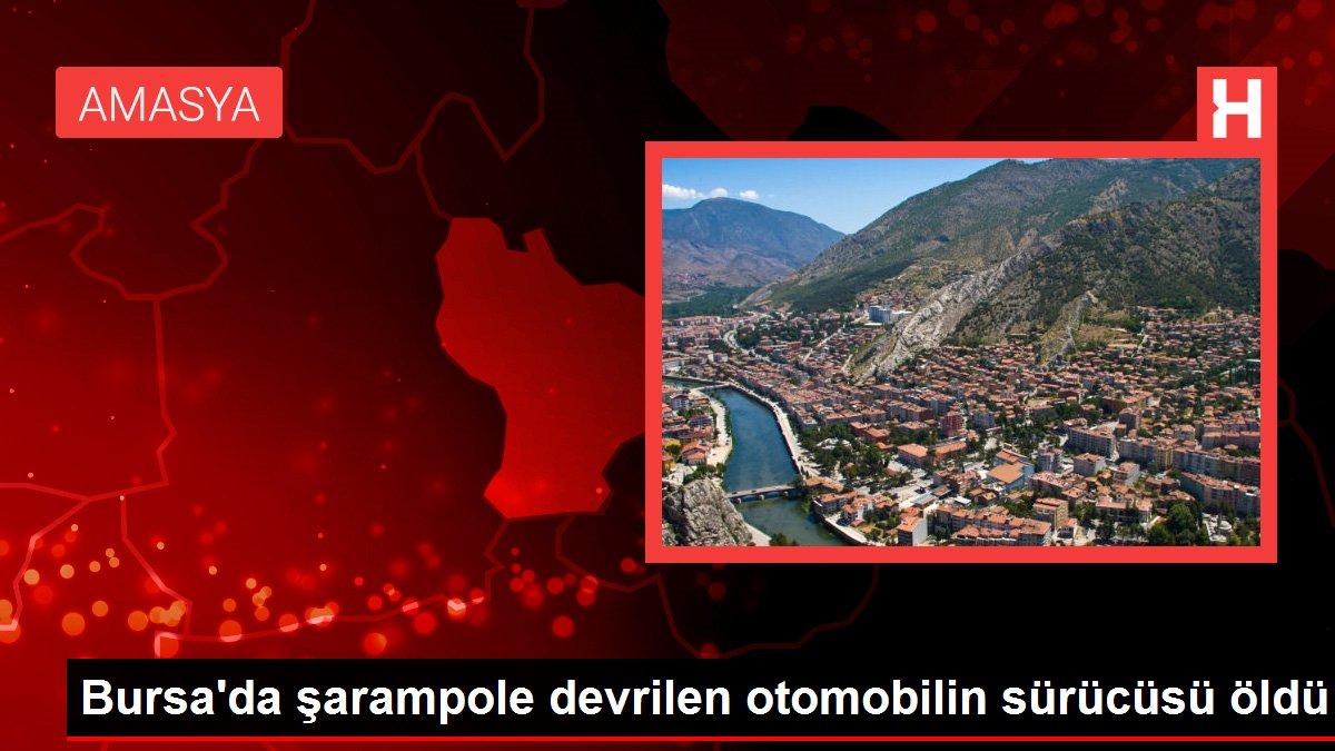 Bursa'da şarampole devrilen otomobilin sürücüsü öldü