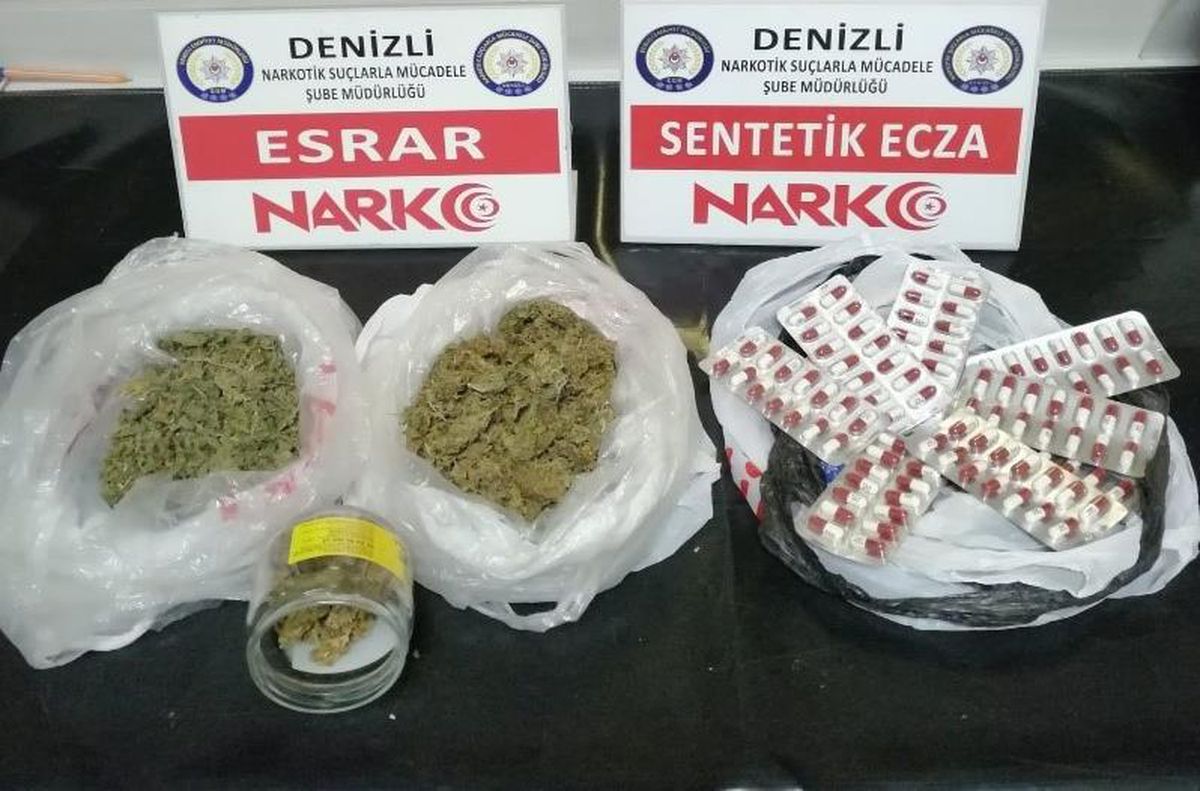 Denizli\'de uyuşturucu operasyonunda yakalanan 16 şüpheli tutuklandı