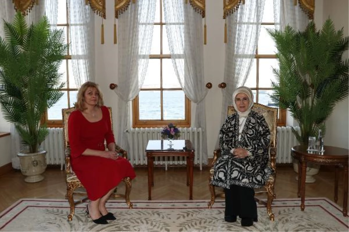 Emine Erdoğan, Bulgaristan Cumhurbaşkanı Rumen Radev\'in eşi ile bir araya geldi
