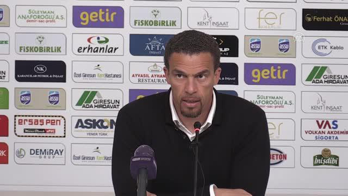 GZT Giresunspor Teknik Direktörü Hakan Keleş\'in karşılaşma sonrası açıklaması