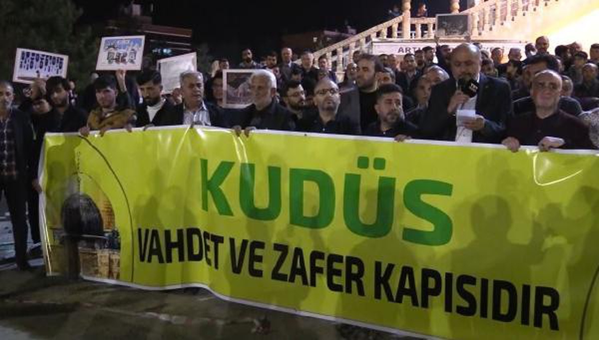 ŞANLIURFA - İsrail\'in Mescid-i Aksa baskını protesto edildi