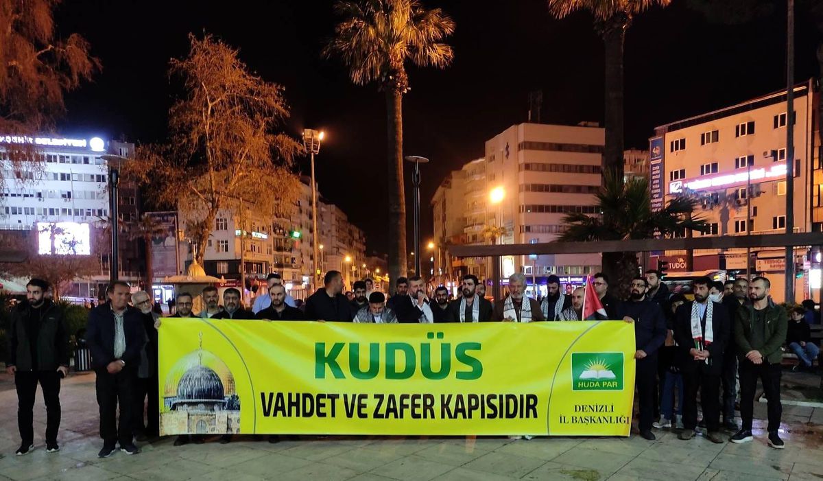 İsrail\'in Mescid-i Aksa\'ya yönelik çirkin saldırısı protesto edildi