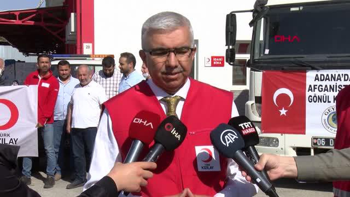 ADANA\'DAN AFGANİSTAN\'A 3 TIR İNSANİ YARDIM