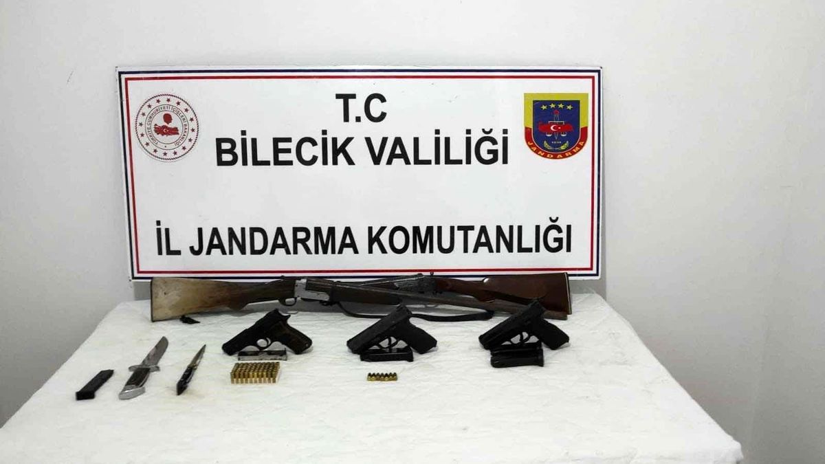 Bilecik\'te silah kaçakçılarına baskın