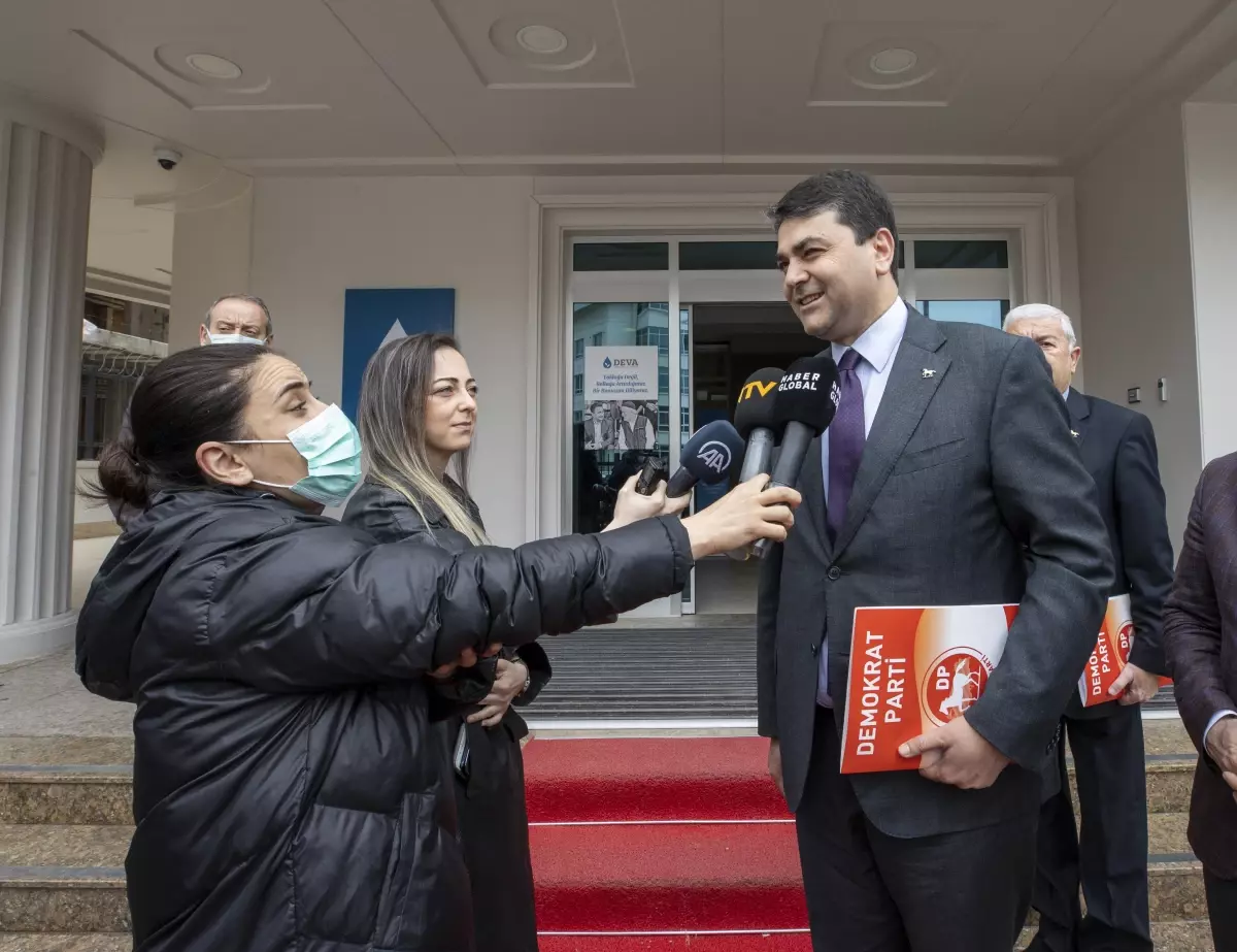 DP Genel Başkanı Uysal, DEVA Partisi Genel Başkanı Babacan'ı ziyaret etti