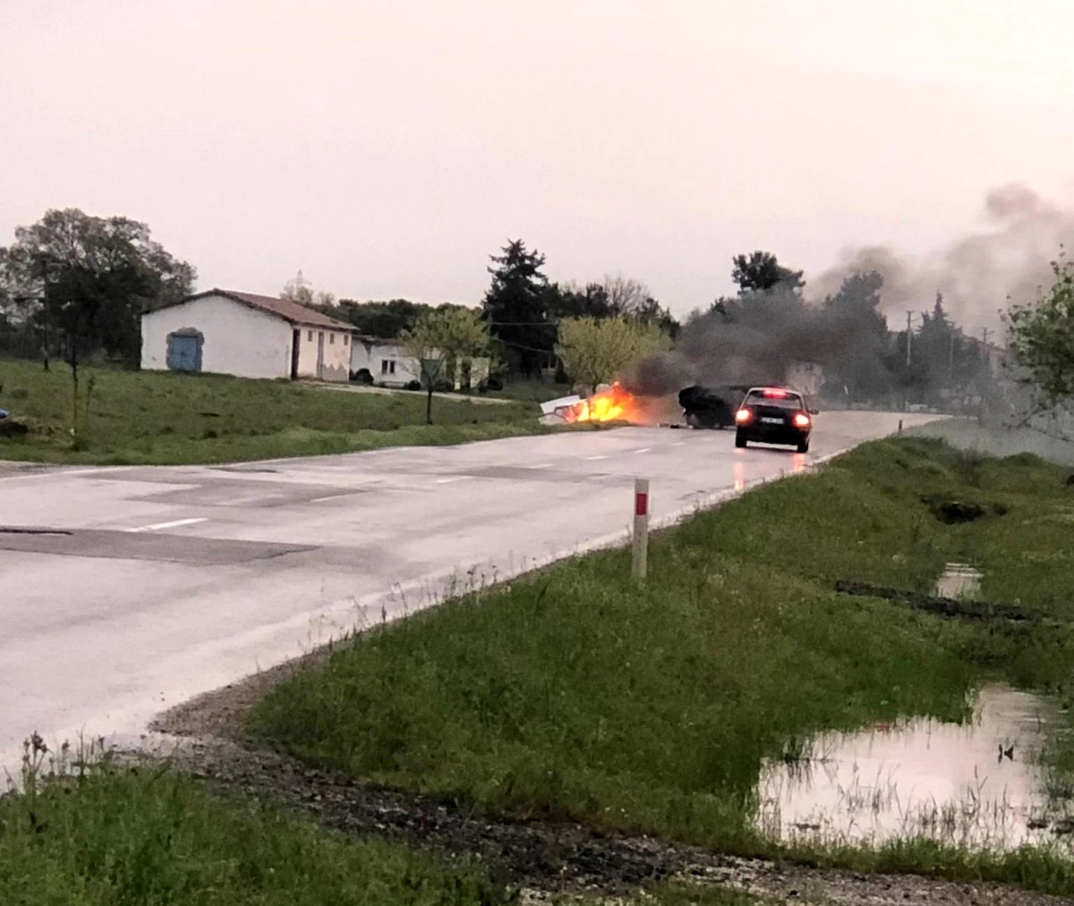 Son dakika haber... Edirne\'de trafik kazası: 1 ölü