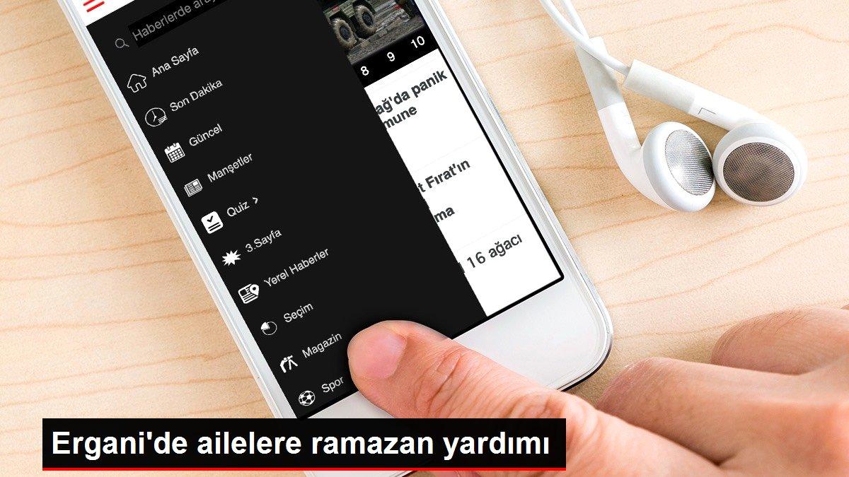 Ergani'de ailelere ramazan yardımı