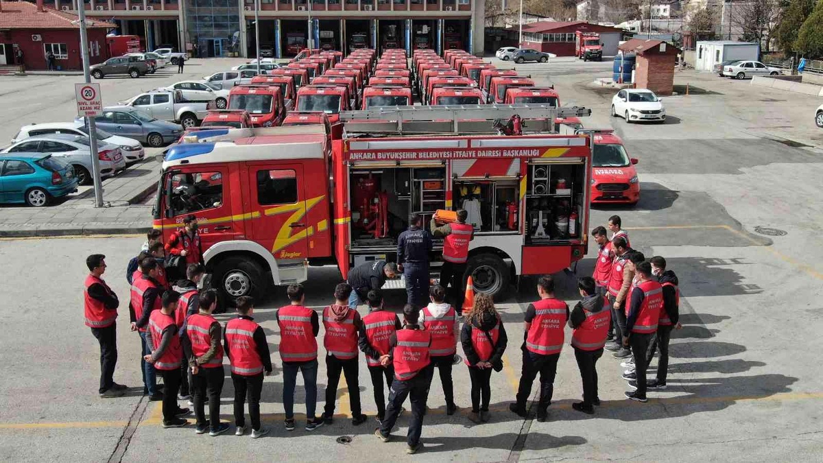 Ankara İtfaiyesinde görev alacak 150 personelin eğitimi devam ediyor