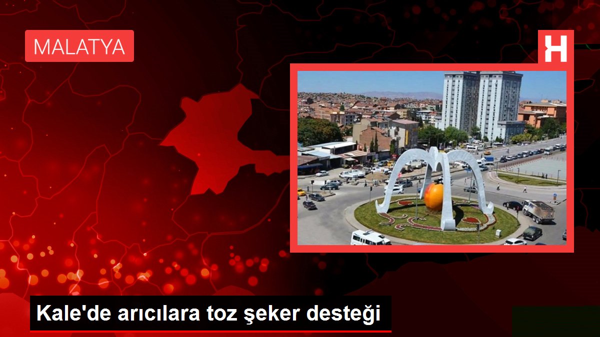 Kale'de arıcılara toz şeker desteği