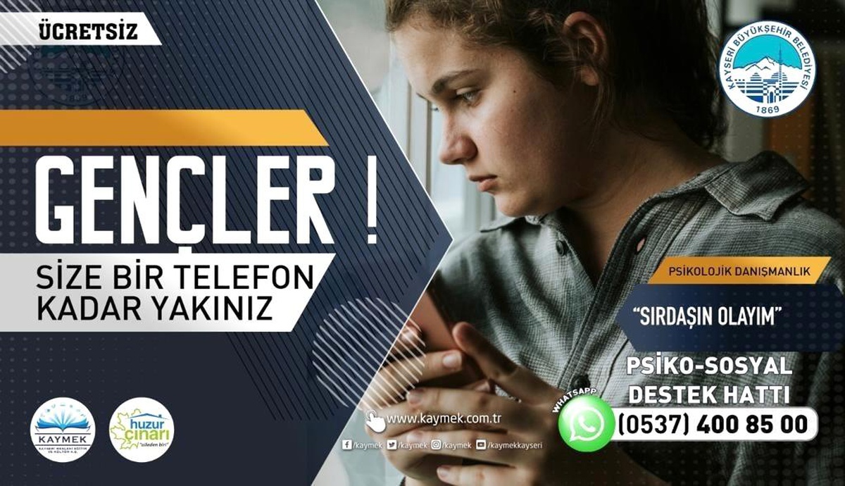 KAYMEK gençlerin sırdaşı olacak