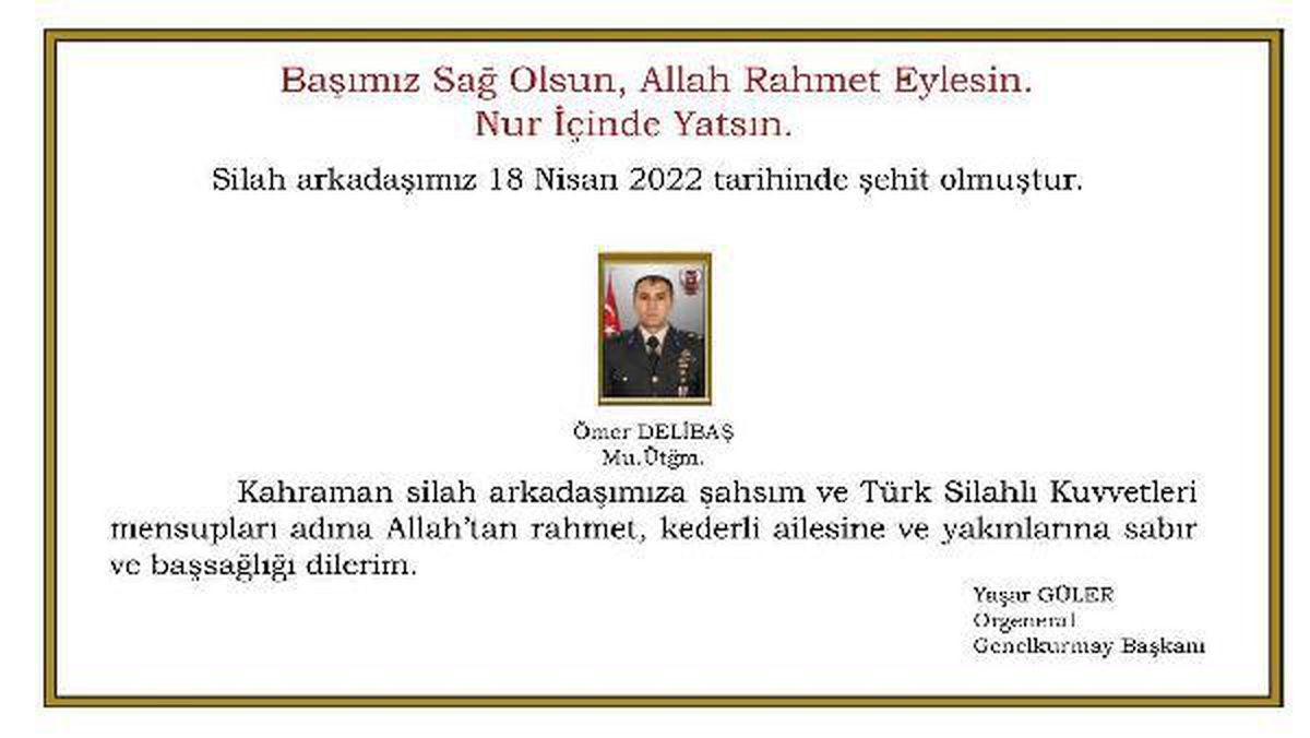 MSB: Pençe-Kilit Operasyonunda EYP patlaması sonucu Üsteğmen şehit oldu (3)
