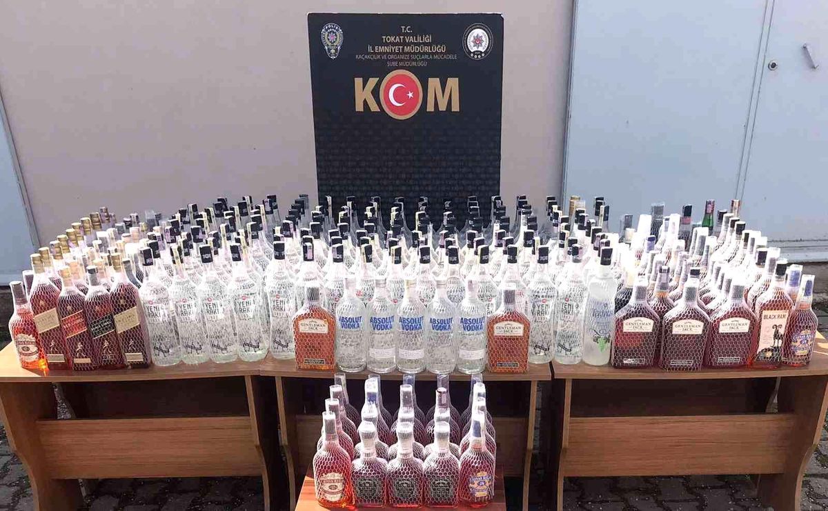 Son dakika haber... Tokat'ta sahte içki operasyonu: 4 gözaltı