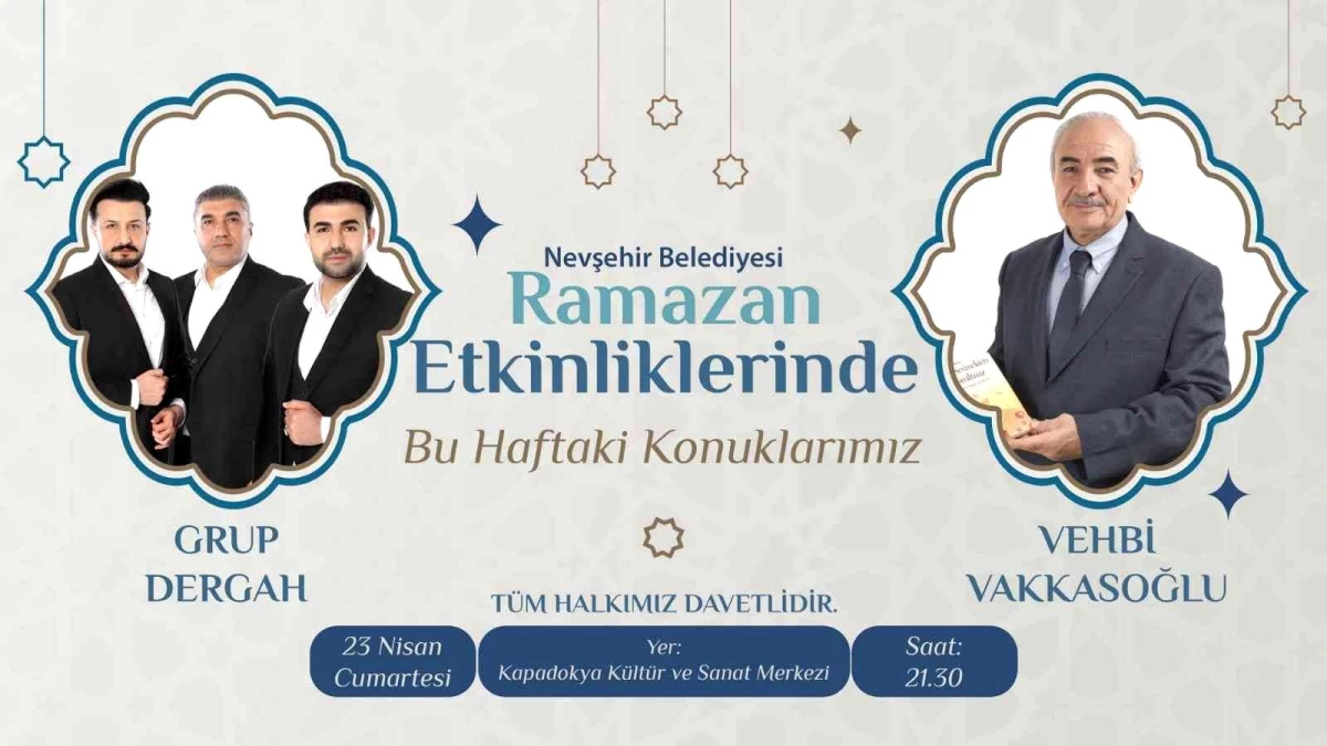 Usta Yazar Vehbi Vakkasoğlu Nevşehir\'de sevenleriyle buluşacak