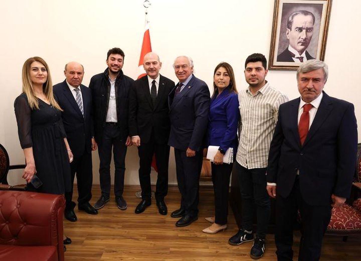 Başkan Ceylan, İçişleri Bakanı Süleyman Soylu ile görüştü