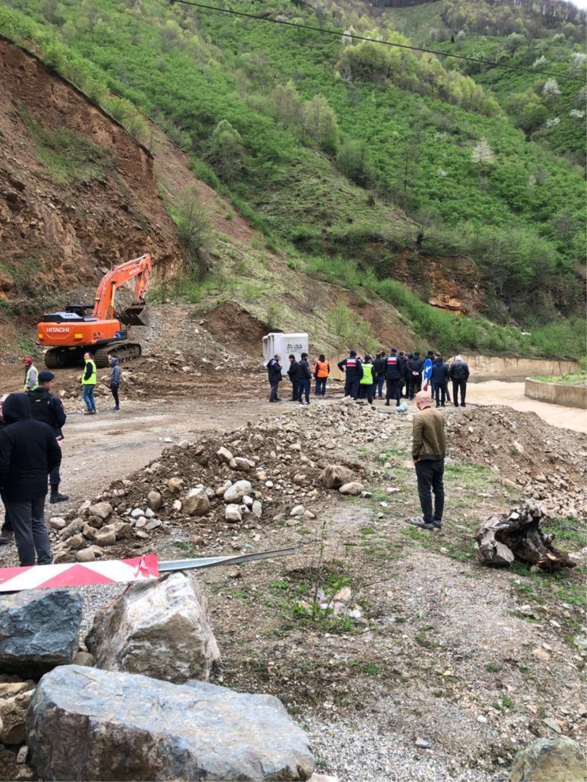 Giresun\'un Yağlıdere ilçesinde yağış kaynaklı hasarların tespiti tamamlandı