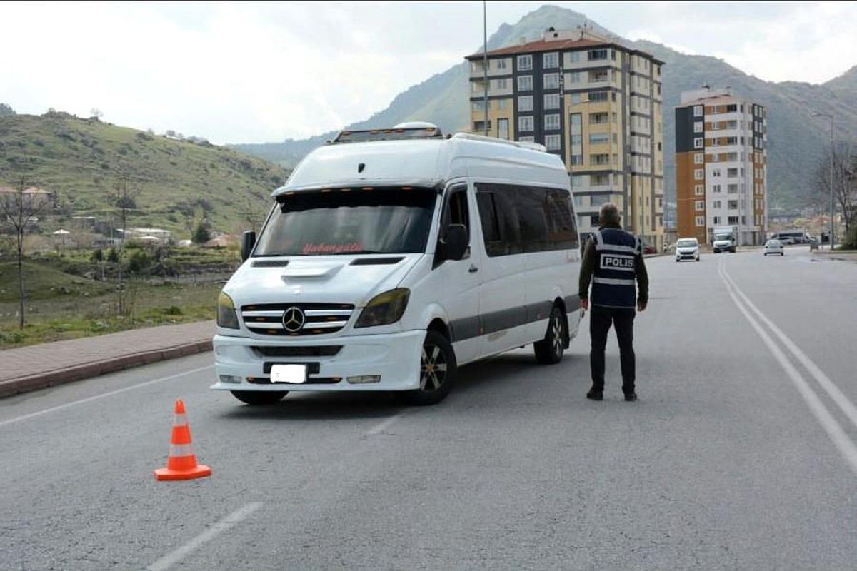 Kayseri\'de 31 araca 56 bin TL ceza uygulandı
