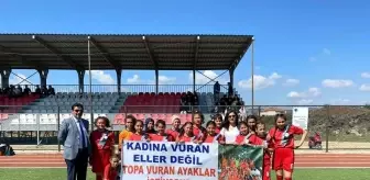 Kız futbol turnuvasında grup maçları sona erdi