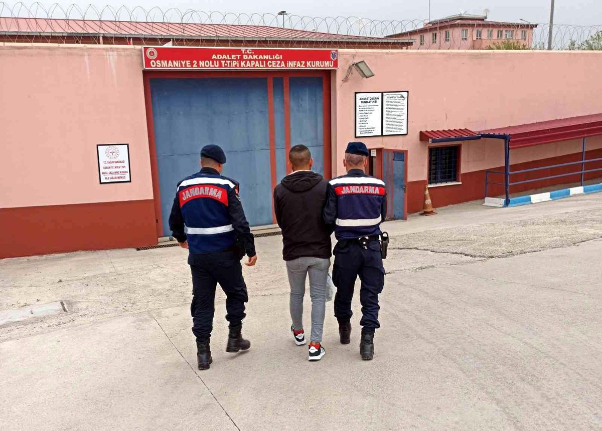 Osmaniye\'de hapis cezasıyla aranan hükümlü yakalandı