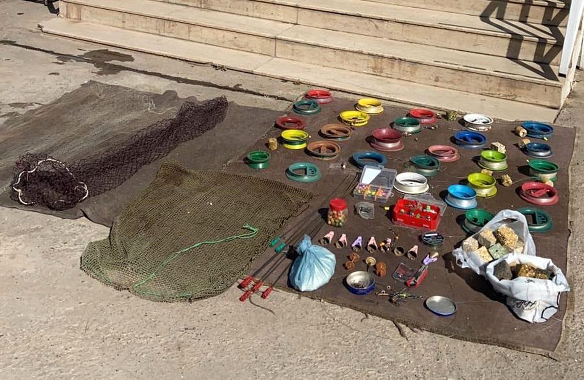 Şanlıurfa\'da kaçak balık avlayan 4 kişiye 6 bin TL ceza
