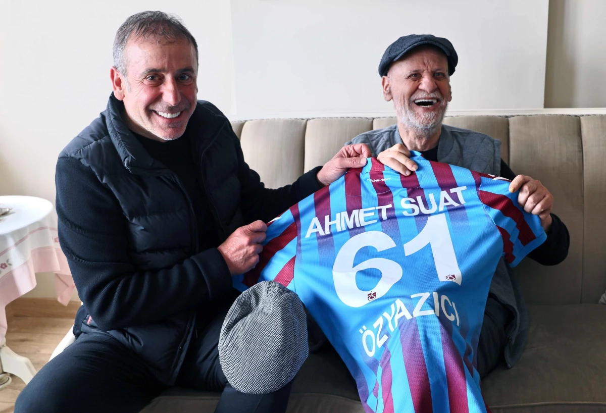 Trabzonspor\'dan Ahmet Suat Özyazıcı\'ya ziyaret