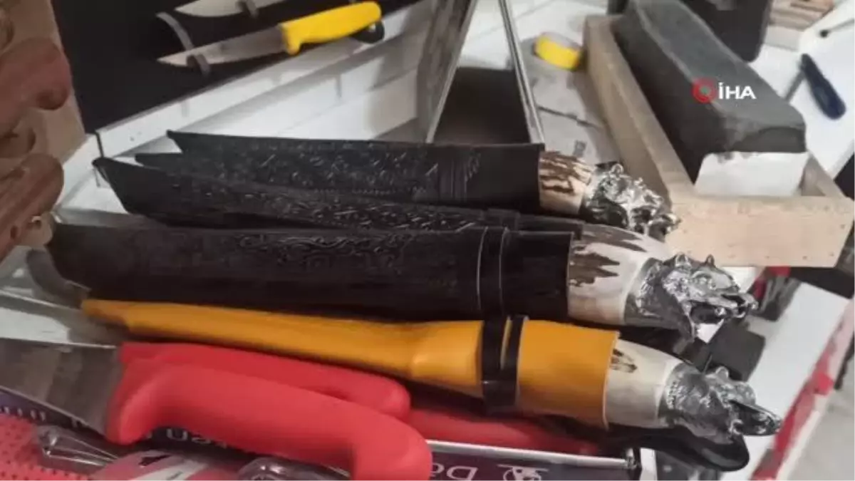 Üç kuşaktır geçimlerini bıçakçılıkla sağlıyorlar