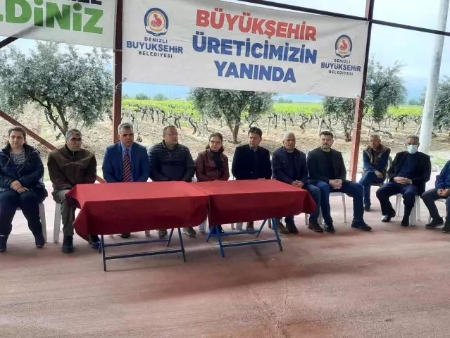 Üzüm üreticilerine büyük destek