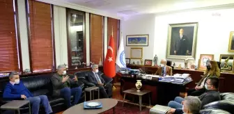 1 Mayıs Komitesinden Yılmaz Büyükerşen'e Ziyaret