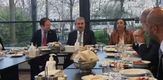 BBP Genel Başkanı Destici, parlamento muhabirleriyle bir araya geldi (1)