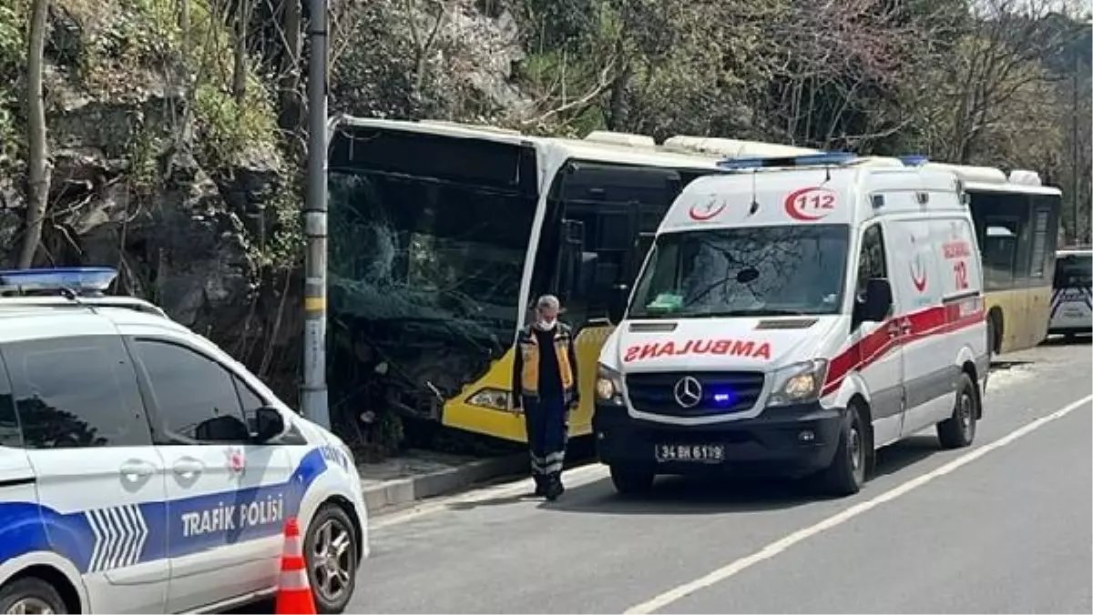 Beykoz\'da İETT otobüsü kazası