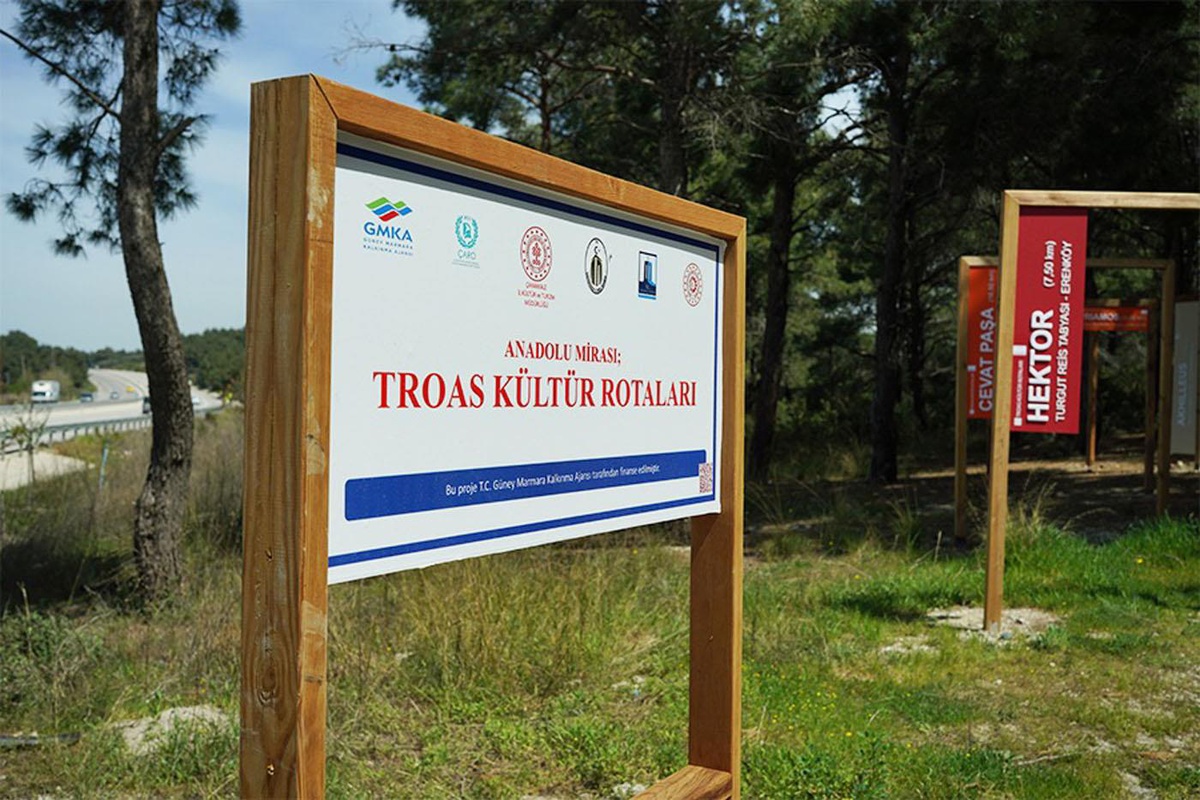 Çanakkale\'nin tarihi Troas bölgesinde kültür rotaları oluşturuldu