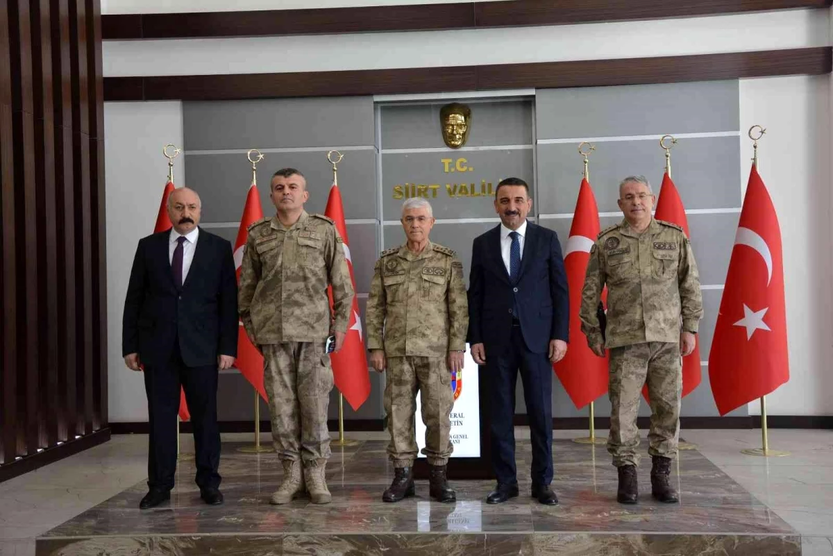 Son dakika haberi! Jandarma Genel Komutanı Orgeneral Arif Çetin, Vali Hacıbektaşoğlu ile bir araya geldi
