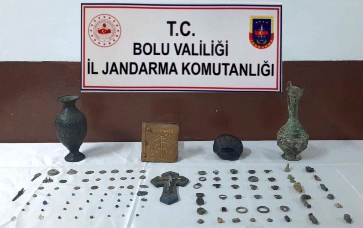 Jandarmadan tarihi eser operasyonu: 1 gözaltı
