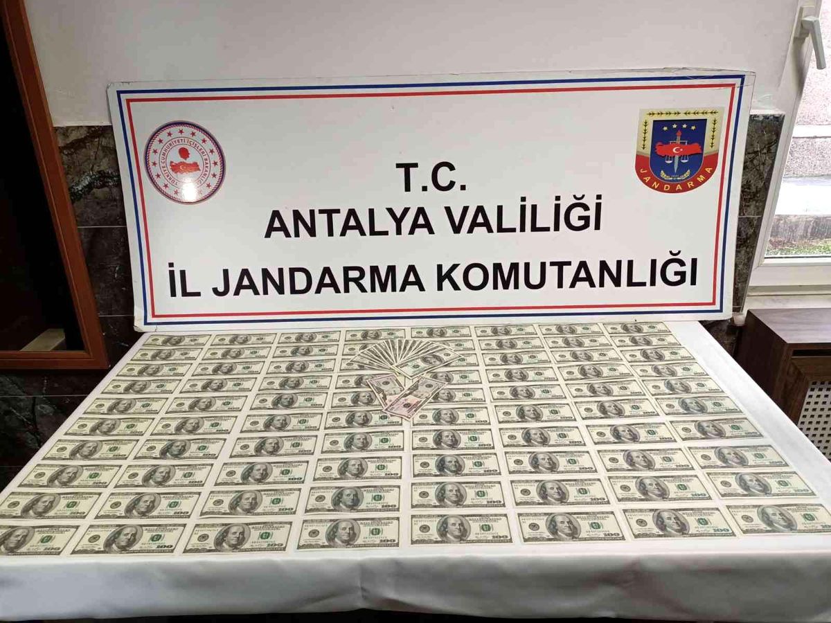 Son dakika haber: Antalya\'da sahte dolar operasyonu: 2 gözaltı