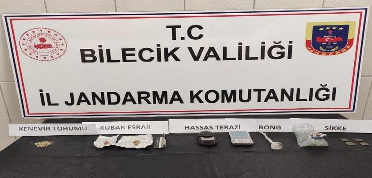 Son Dakika | Bilecik\'te uyuşturucu operasyonunda 4 şüpheli yakalandı