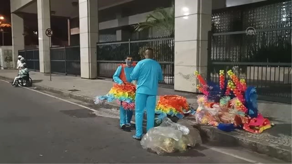 Brezilya'daki dans okullarının geçit töreni ikinci gününde devam etti