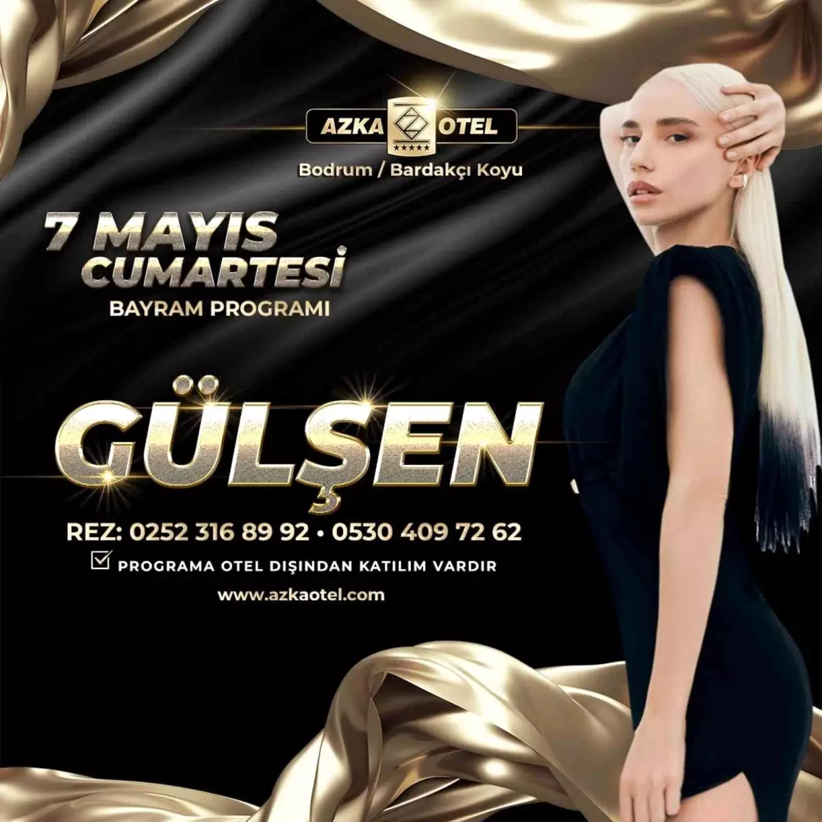 Gülşen bayram finalini Bodrum\'da yapacak