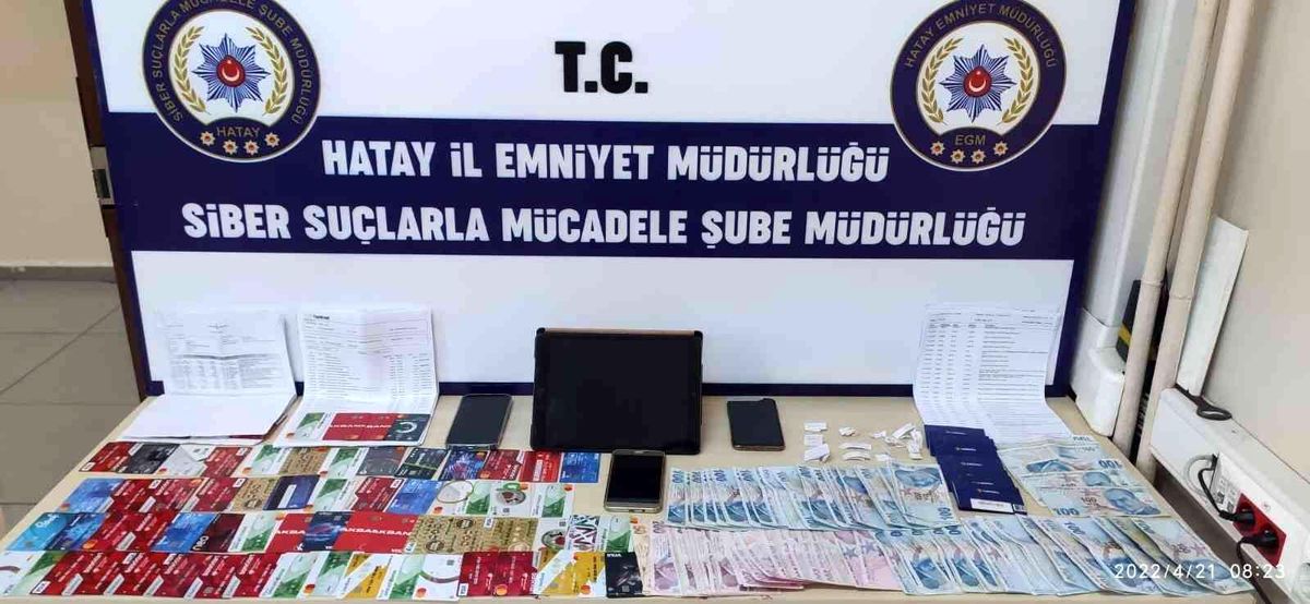 Son dakika! Hatay\'da banka ve kredi kartı bilgileriyle dolandırıcılığa 7 gözaltı