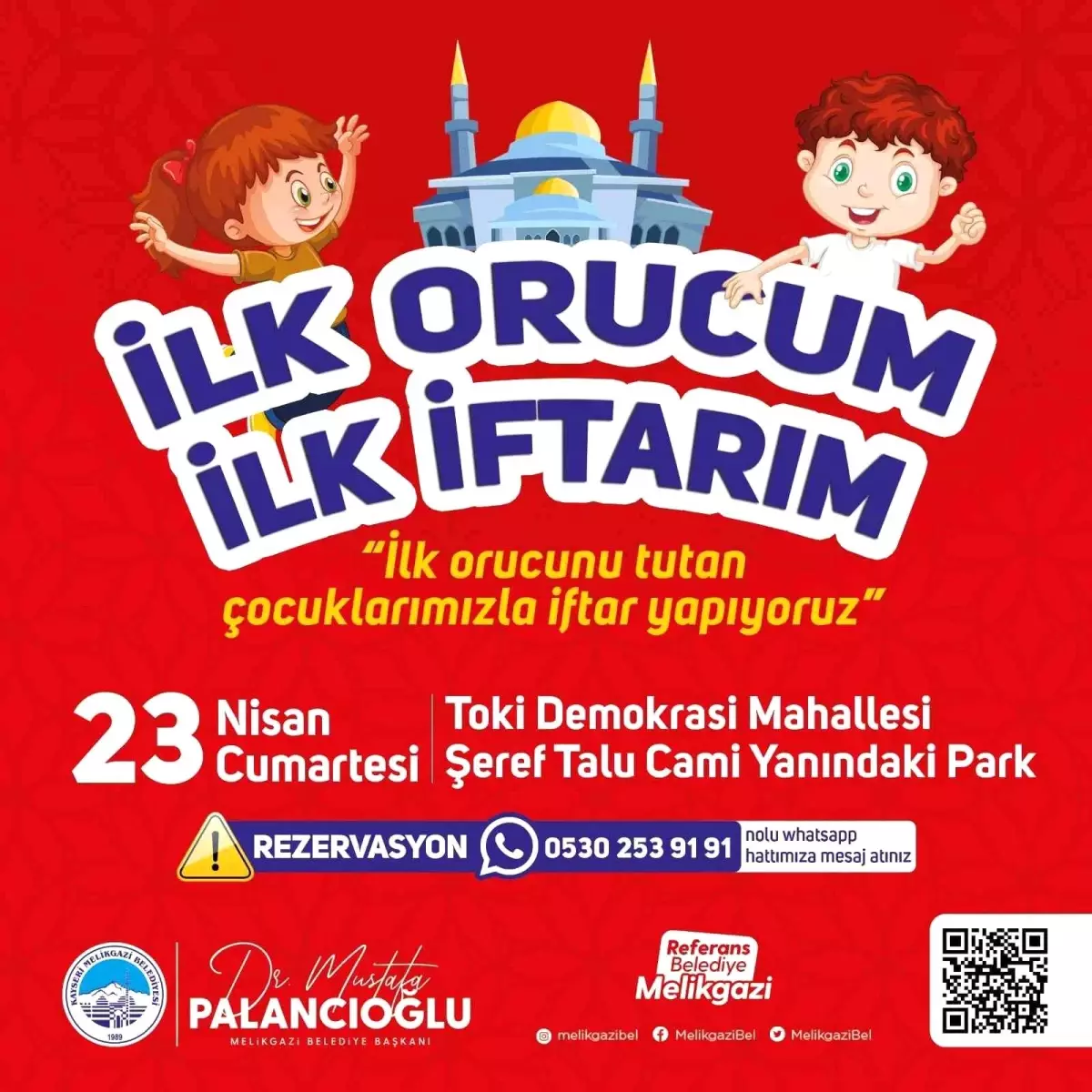 İlk Orucum İlk İftarım etkinliği TOKİ\'de