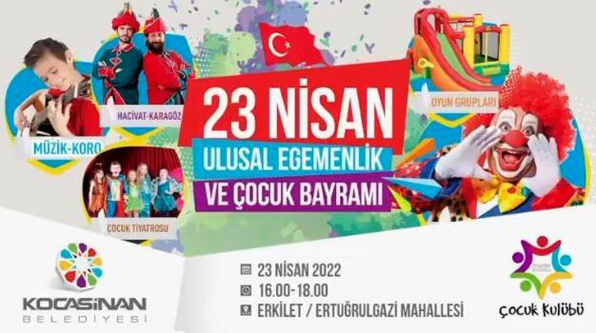 Kocasinan\'da 23 Nisan dolu dolu geçecek