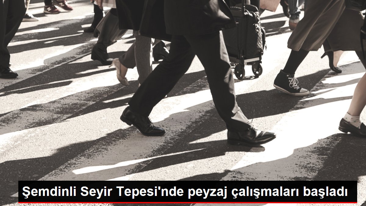 Şemdinli Seyir Tepesi'nde peyzaj çalışmaları başladı