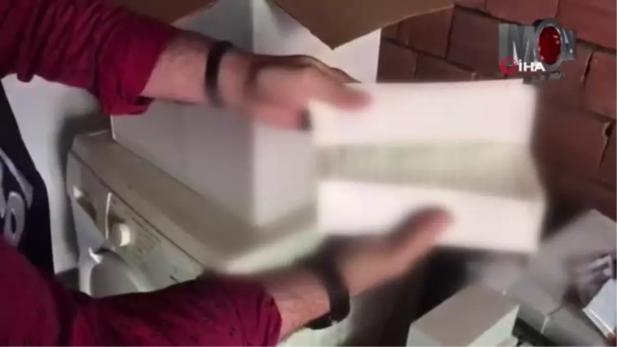 Antalya'da içi tütün dolu 33 bin makaron ele geçirildi