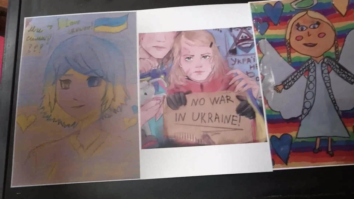 Büyükçekmece\'de "Savaş Mağduru Ukraynalı Çocuklar" Sergisi