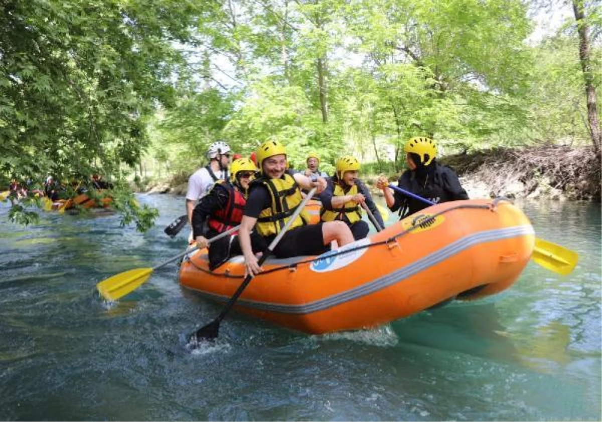 Nusaybin\'de ilk kez rafting yarışması düzenlendi