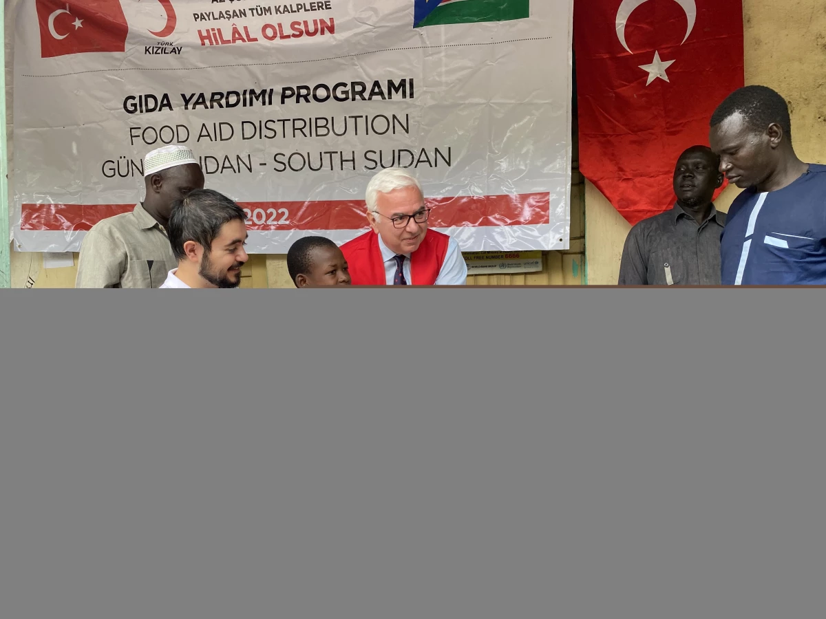 Türk Kızılay, Güney Sudan\'da 870 aileye gıda yardımı ulaştırdı