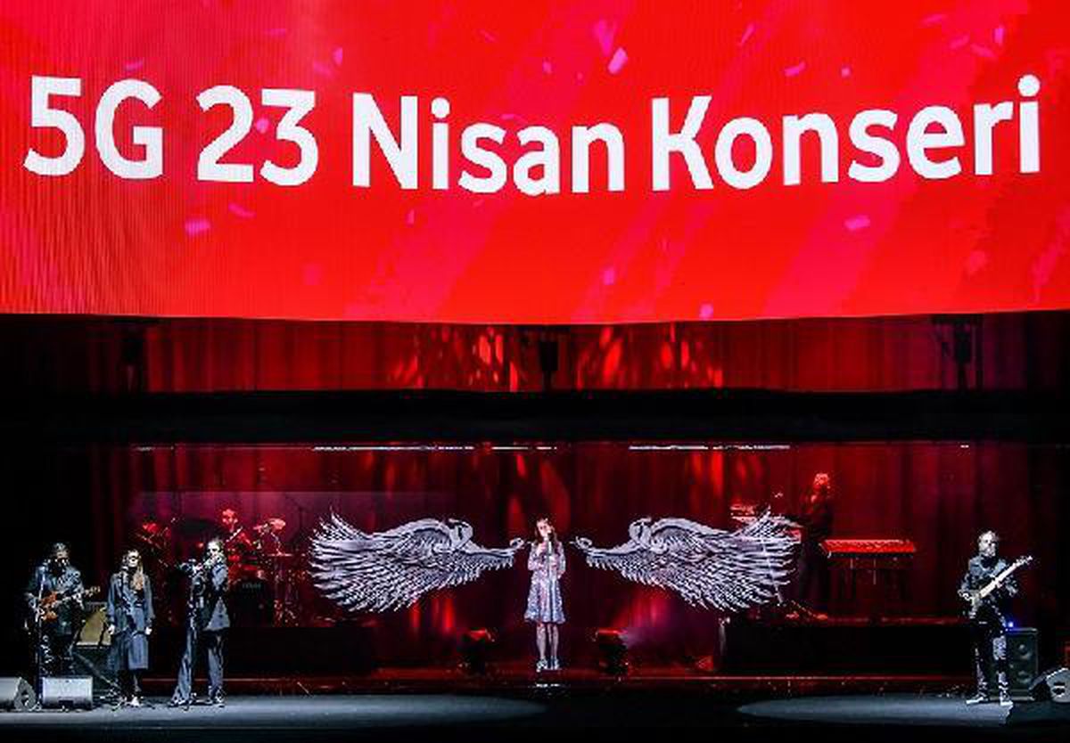 Vodafone\'dan Türkiye\'nin ilk 5G stadyum konseri
