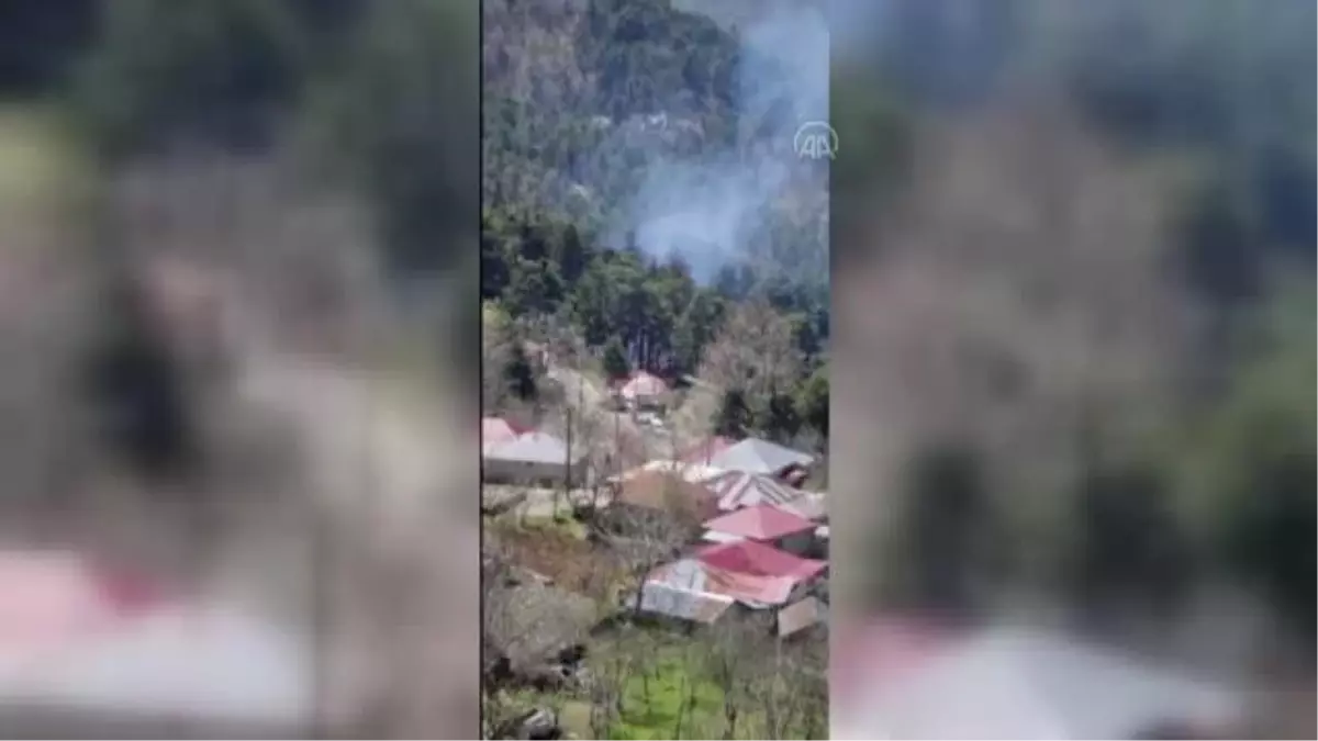 Son dakika haberi! Yangın çıkan 6 yayla evi kullanılamaz hale geldi