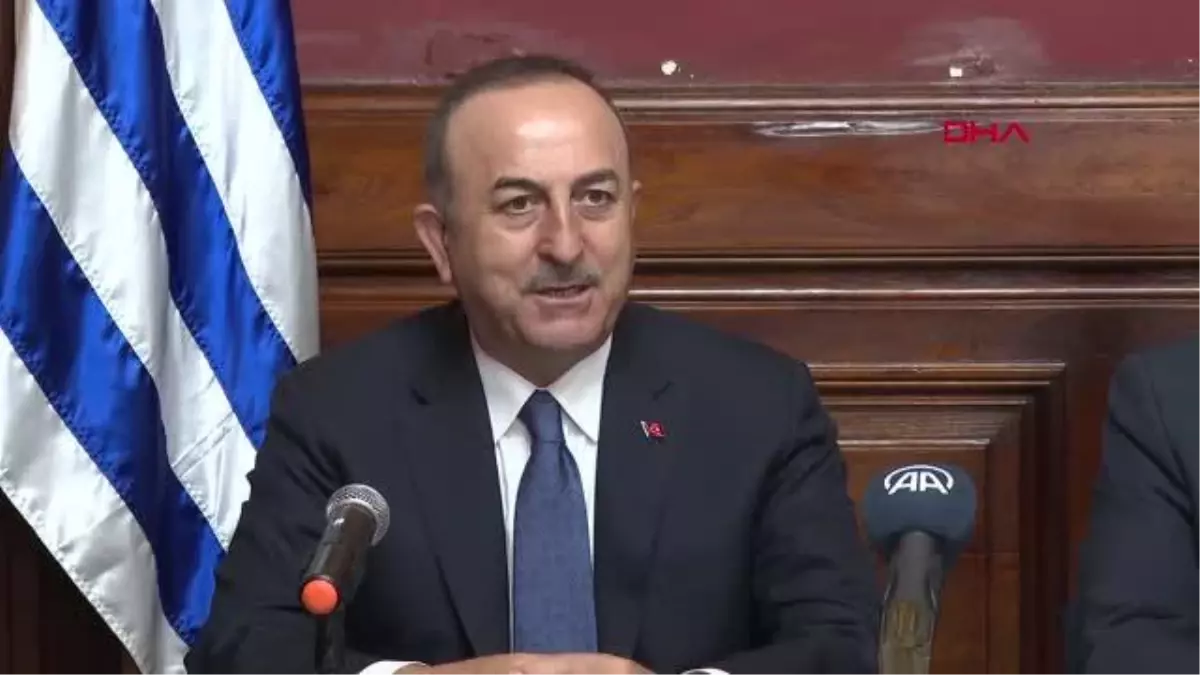 Bakan Çavuşoğlu, Uruguaylı mevkidaşıyla ortak basın toplantısı gerçekleştirdi